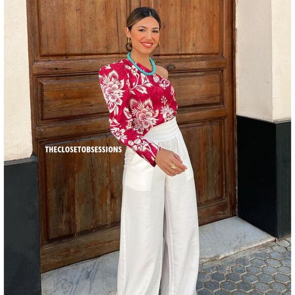 MANGO Floral Print Blouse NWT - Picture 7 of 12